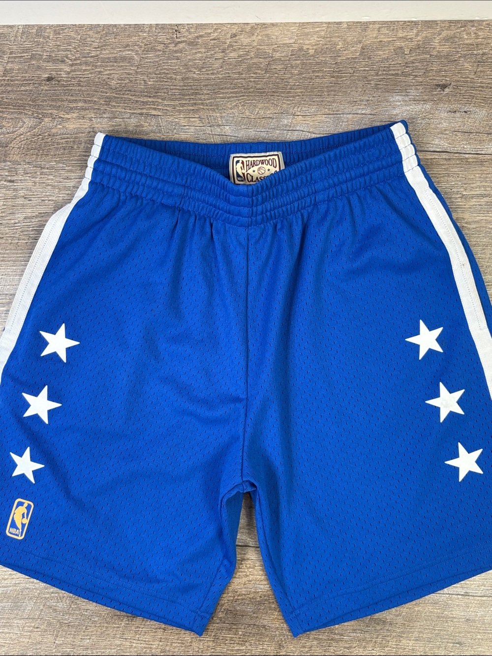 Mitchell & Ness NBA Hardwood Classics All-Star Mesh Shorts Blue Size M